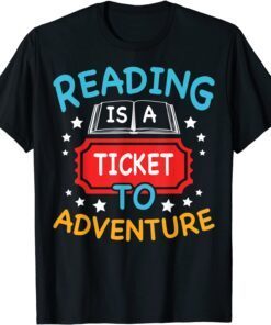 Reading Adventure Library Student Teacher Book Lovers Tee Shirt