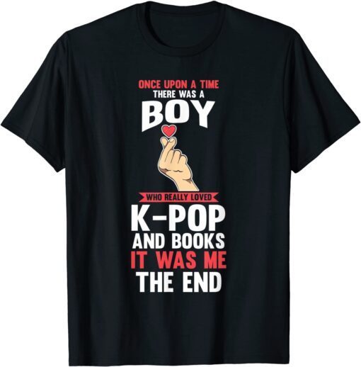 Reading Books K-pop Tee Shirt