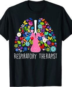 Respiratory Therapist Easter Day Bunnies RT Therapy Tee Shirt