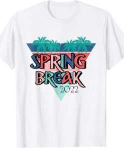 Retro Beach Spring 2022 Break Beach Relax Family Vacation Tee Shirt