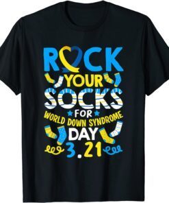 Rock Your Socks Down Syndrome Day Awareness T-Shirt