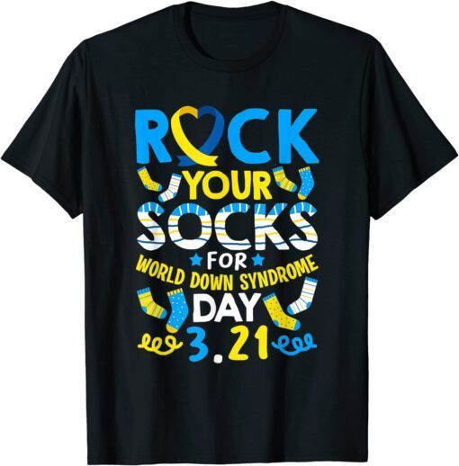 Rock Your Socks Down Syndrome Day Awareness T-Shirt