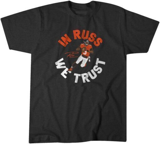 Russell Wilson In Russ We Trust Tee Shirt