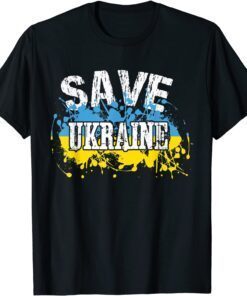 Save Ukraine Free Ukraine We Stand With Ukraine T-Shirt