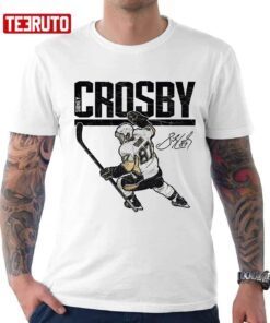 Sidney Crosby Signature Pittsburgh Penguins Tee Shirt