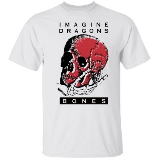 Skull Imagine dragons Bones Tee shirt