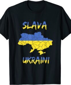 Slava Ukraini Flag, Ukrainian Support Lover Peace Ukraine Shirt
