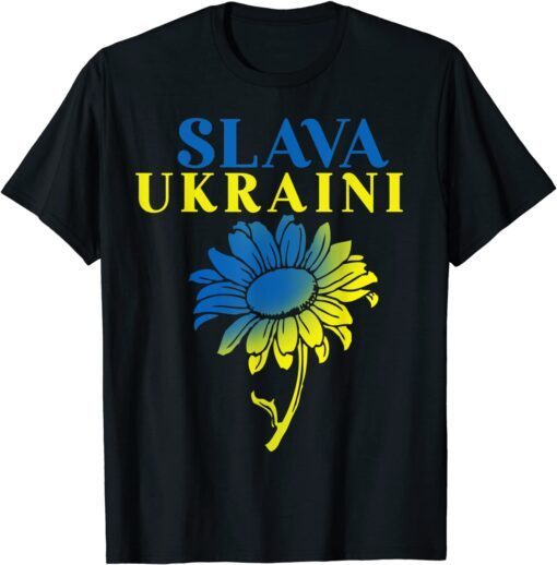 Slava Ukraini Sunflower Ukraine Peace Ukraine Shirt