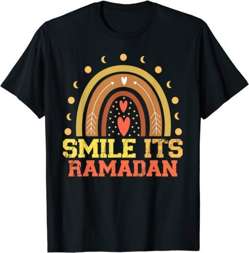 Smile its Ramadan - Muslim Eid Mubarak Islamic Ramadan Tee Shirt