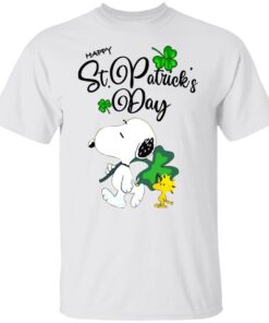 Snoopy and woodstock happy st patrick’s day Tee shirt