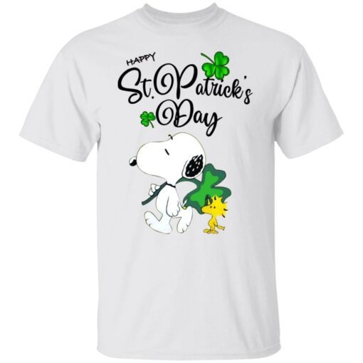 Snoopy and woodstock happy st patrick’s day Tee shirt