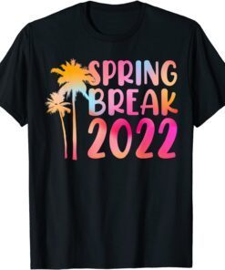 Spring Break 2022 Beach Vacation Family Trip Summer Tee Shirt