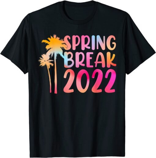 Spring Break 2022 Beach Vacation Family Trip Summer Tee Shirt