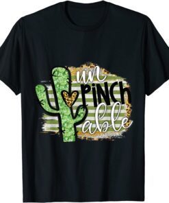 St Patricks Day Cactus Leopard Heart Unpinchable 2022 Tee Shirt