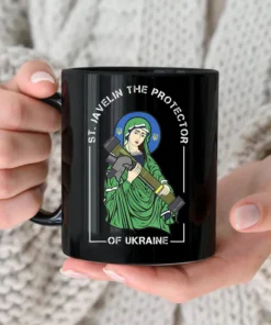Stop Russian St. Javelin The Protector Of Ukraine Coffee Mug