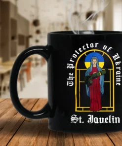 St. Javelin The Protector Of Ukraine Love Ukraine Mug