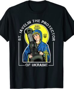 St. Javelin The Protector Of Ukraine Vintage Retro Peace Ukraine Shirt