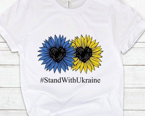 Stand with Ukraine Sunflower T-Shirt