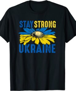 Stay Strong Ukraine Sunflower Hippie, Peace Love Ukraine Peace Ukraine Shirt