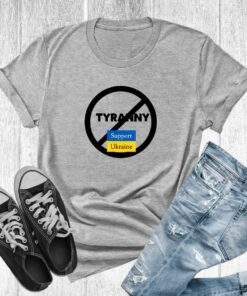 Stop Russian Stop Tyranny Support Ukraine Women's Shirt