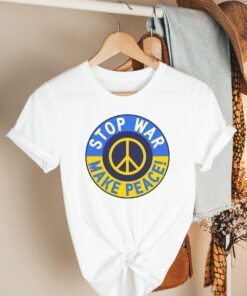 Stop War Make Peace Hippie Ukraine Shirt