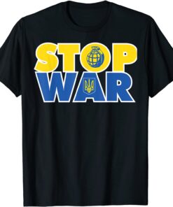 Stop War Support Ukrainians, Ukraine Flag Love Ukraine Shirt