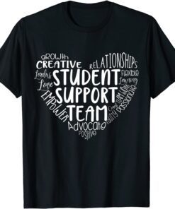 Student Support Team Counselor Social Worker Teacher Crew T-Shirt