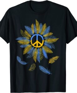 Stop Russian Sunflower Ukraine Ukrainian Flag Ukraine Flag Pride Vintage T-Shirt