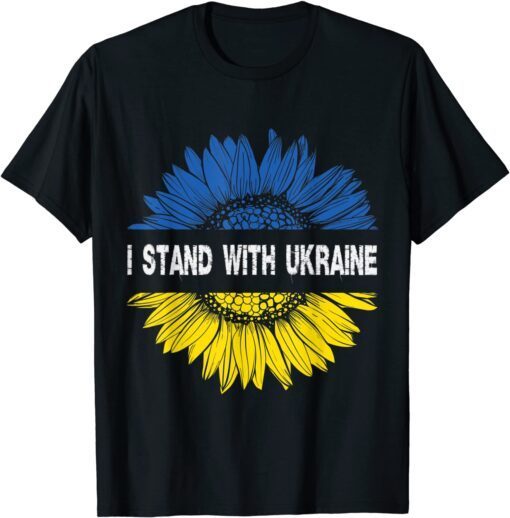 Sunflower Ukrainian Lover I Stand With Ukraine Peace Ukraine Shirt