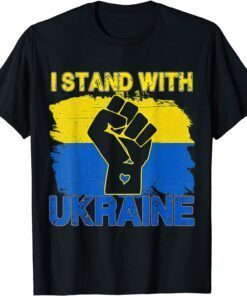 Support Ukraine Flag I Stand With Ukraine Peace Ukraine Shirt