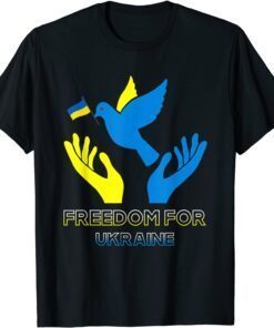Support Ukraine Freedom for Ukraine Ukrainian Flag Love Ukraine Shirt