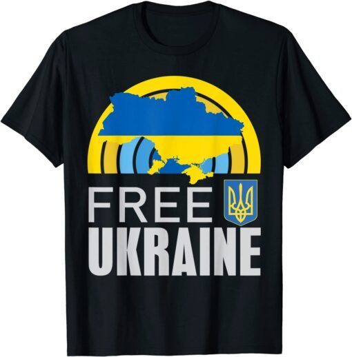 Support Ukraine I Stand With Ukraine Flag Free Ukraine Lover Peace Ukraine Shirt