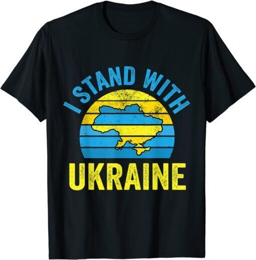 Support Ukraine I Stand with Support Ukraine Peace Ukraine T-Shirt