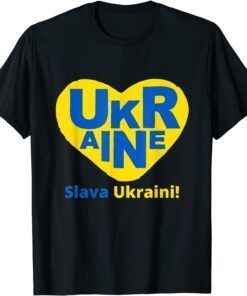 Support Ukraine Patriot I Stand With Ukraine Ukrainian Flag Love Ukraine Shirt