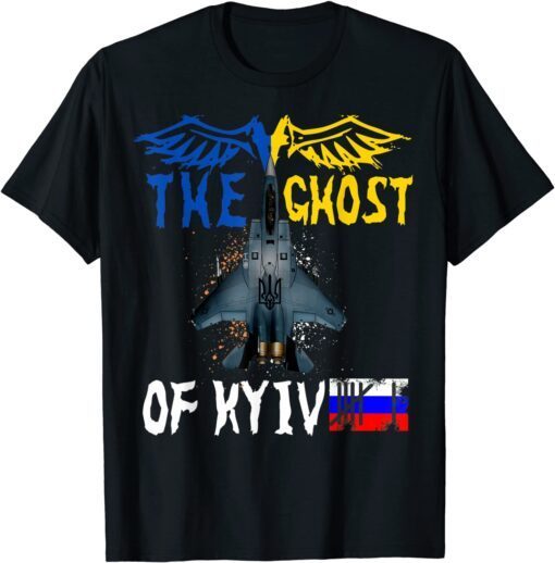 The Ghost of Kyiv, I Stand With Ukraine T-Shirt