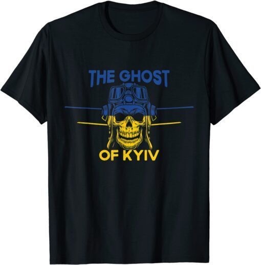 The Ghost of Kyiv, Stand With Ukraine flag Support Ukraine Peace Ukraine T-Shirt