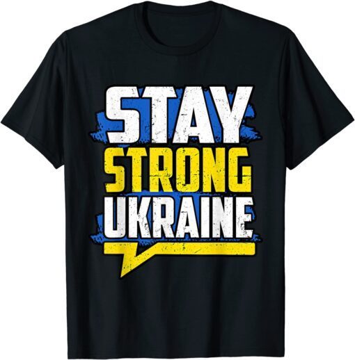 The Ghost of Kyiv Stay Strong Ukraine Stand With Ukraine Free Ukraine T-Shirt