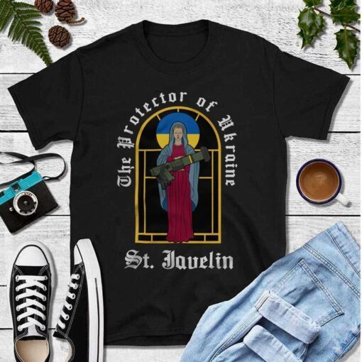 St. Javelin Ukrainian Saint of Javelins I Stand With Ukraine Shirt