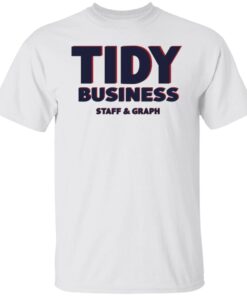 Tidy Business Staff And Graph Tee Shirt