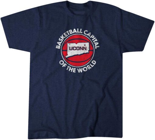 UConn Basketball Capital of the World Tee Shirt