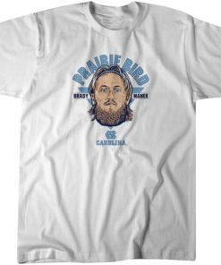 UNC Basketball Brady Manek Prairie Bird Tee Shirt