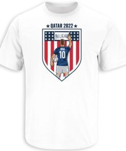 USMNT Believe Qatar 2022 USA World Cup Soccer Tee Shirt