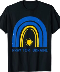 Ukraine Peace Prayer Pro Love Stand Strong Rainbow Love Ukraine Shirt