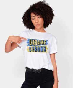 Stop Russian Ukraine Strong Ukraine Flag Support Ukraine Shirt