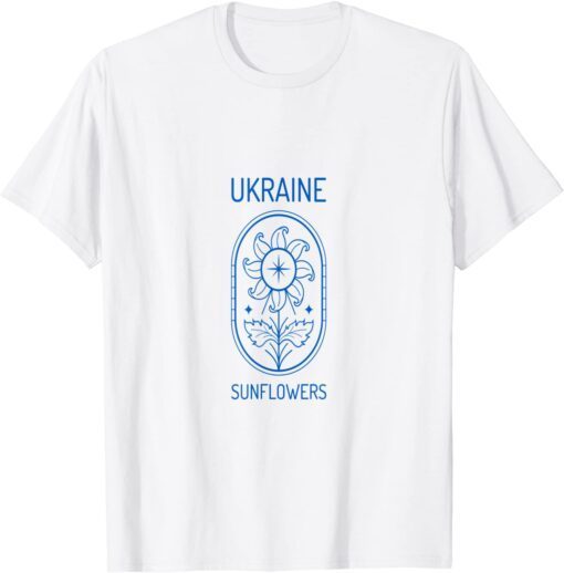 Ukraine Sunflowers Peace Vintage Love Ukraine Shirt