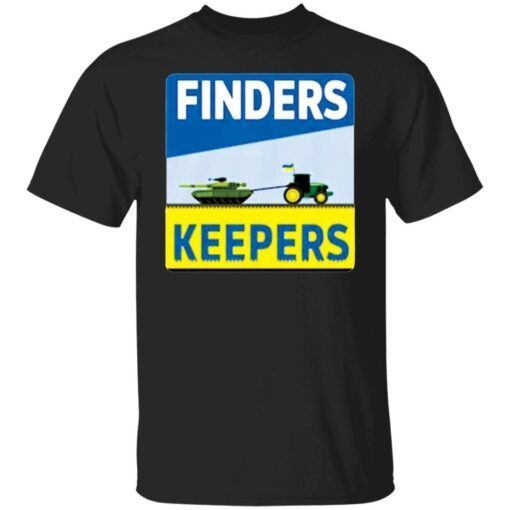 Ukrainian Farmers Finders Keepers Black Shirt