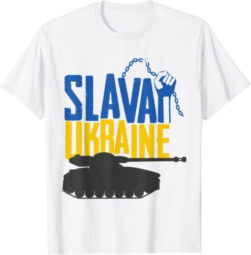 Ukrainian Flag Stop War Slavai In Ukraine Peace Ukraine Shirt