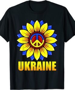 Ukrainian Flag Sunflower Women Girl Ukraine FreeUkraine Shirt