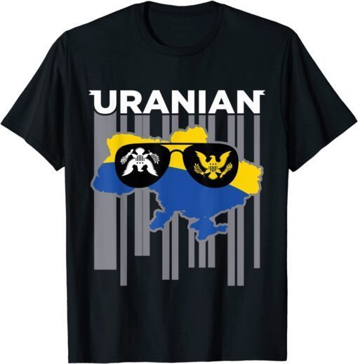 Uranian Biden Country Mispronunciation Ukraine Sunglasses Love Ukraine T-Shirt