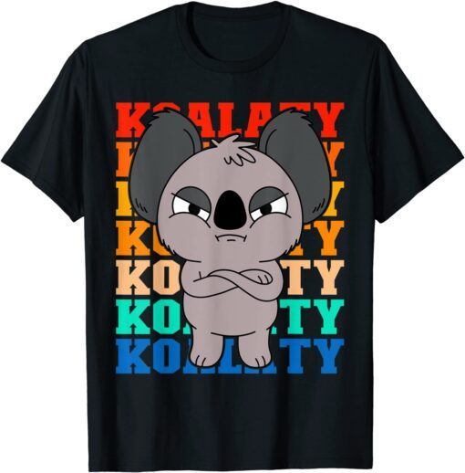 Vintage Cute Animal Pun Koala Tee Shirt